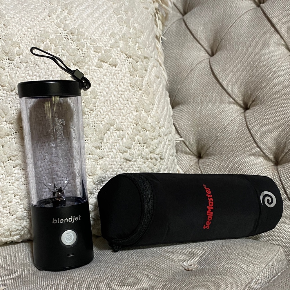 Black BlendJet Portable Blender with Case and charger